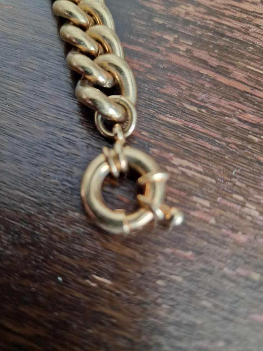 Bracciali & Braccialetti: Elegante Panzerkette goldfarben – Usato da Zumikon venduto da pat_m55d 1