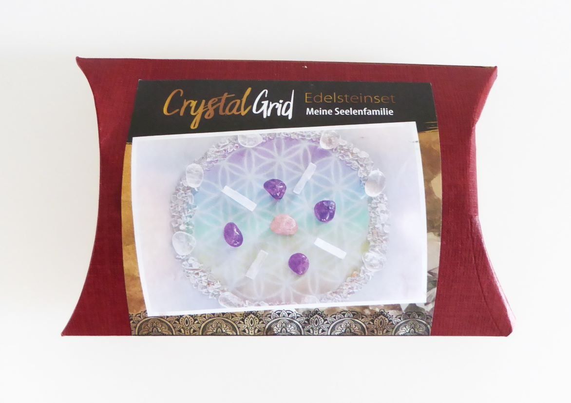 Minerali & Pietre curative: Crystal Grid - Meine Seelenfamilie – Nuovo e nell'imballaggio originale da Mauren venduto da Yeelen