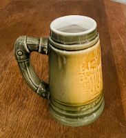 Tschechoslowakischen Keramik-Bierkrug (Korbel) Bechyně
