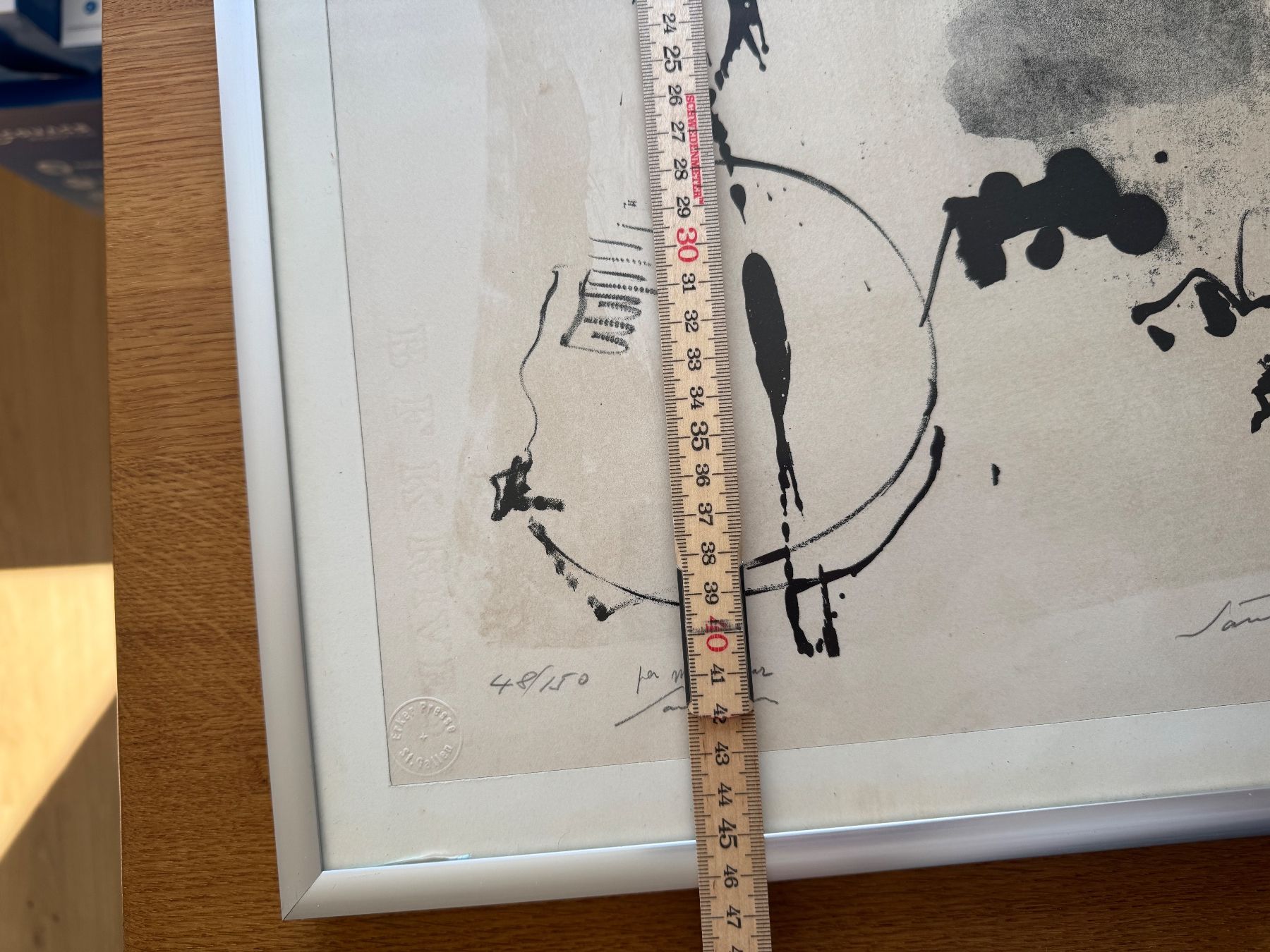 Grafiken & Lithographien: Lithographie von Giuseppe Santomaso – Gebraucht aus Gais von oliverz 4