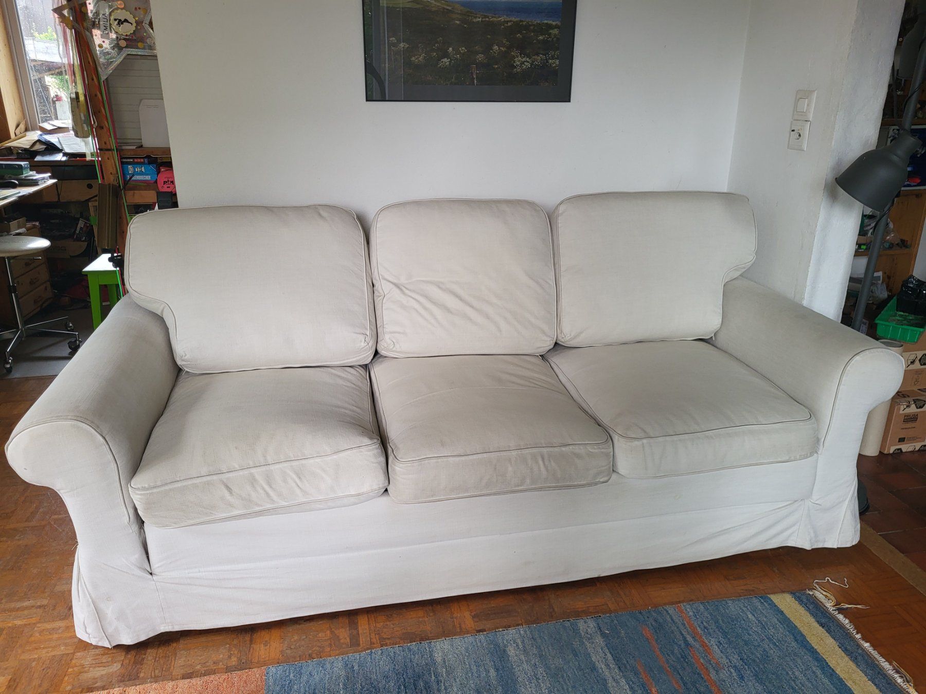 Ikea Divani: Sofa Ektorp Pixbo Bettsofa Ikea Schlafsofa – Usato da Muntelier venduto da Surfgirl1