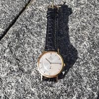 SANDOZ Armbanduhr Gold 18k sehr flach