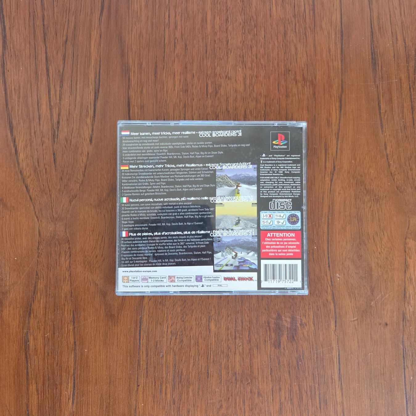 Spiele: Cool Boarders 3 Platinum Playstation 1 PS1 PAL – Gebraucht aus Zürich von Wickeddude 1