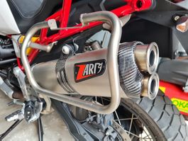 Moto Guzzi V85TT ZARD Auspuff mit CH Beiblatt / échappement