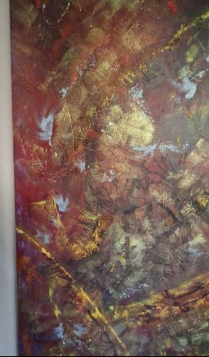 Gemälde: Gemälde " Aura der Erde" handmade 80×100×4 – Neu (gemäss Beschreibung) aus Riehen von Steinbock1970 5