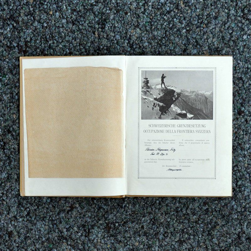 Album: Bilderalbum der St. Gotthard Besatzung 1916 – Usato da Uerkheim venduto da fabulafero 1
