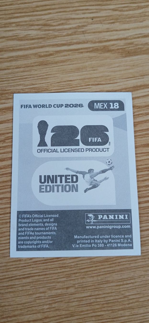 Panini Sammelbilder & Trading cards: Panini Alexis Vega 2026 – Gebraucht aus Willisau von roger_meier 1