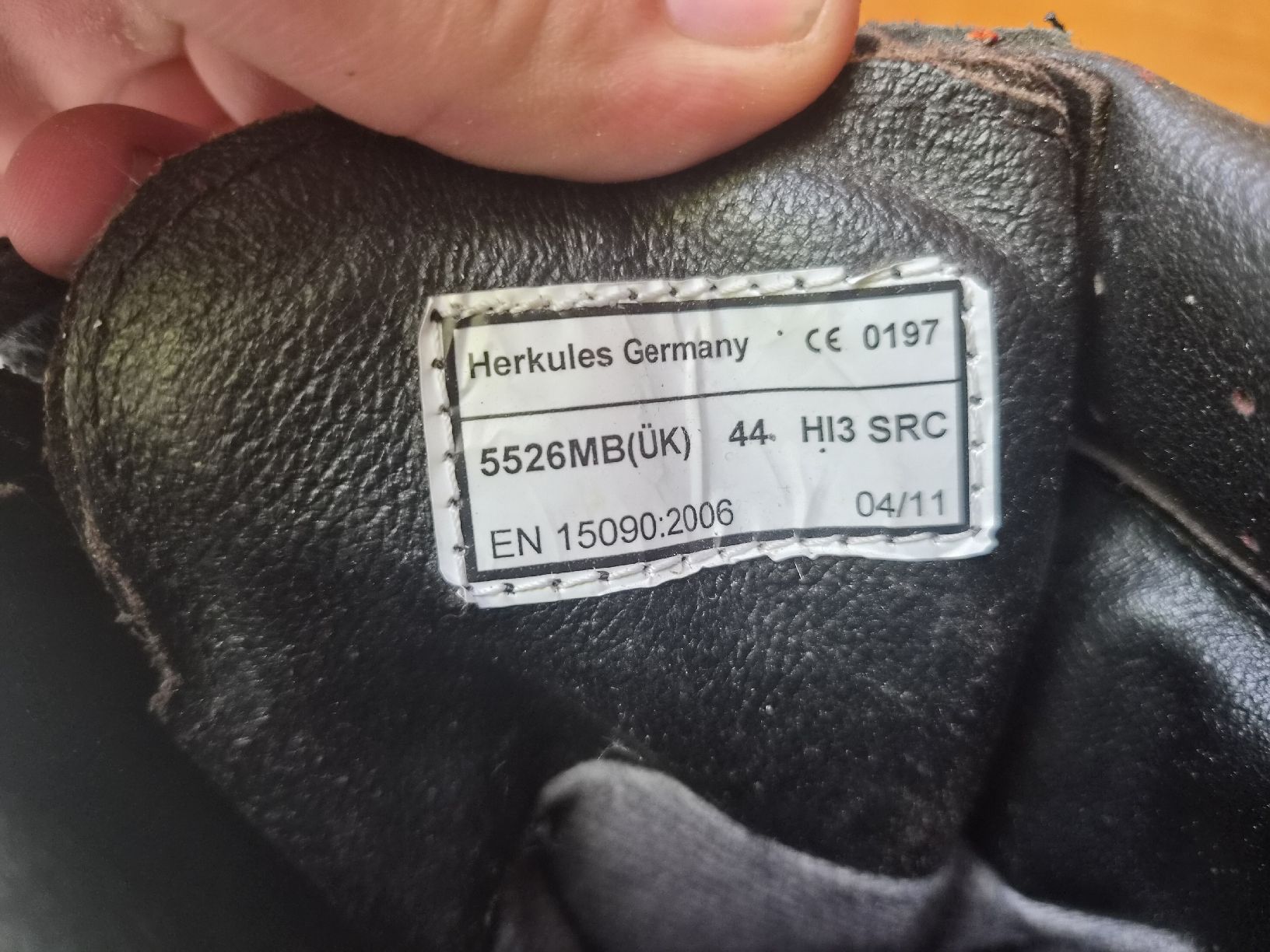 Scarpe da uomo: Bottes pompiers Herkules Germany taille 44 – Usato da Corbières venduto da Rider1986 2