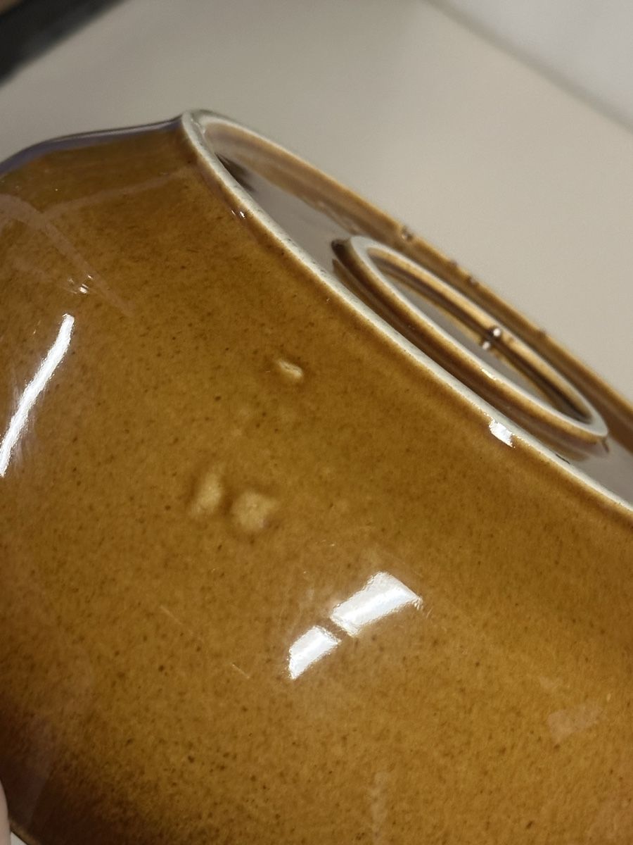 Ciotole: Original Rössler Design Topf Braun Schüssel – Usato da Deitingen venduto da Himhip 3