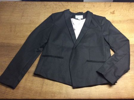 BLAZER GR.42/L anthrazit/schwarz edel H&M