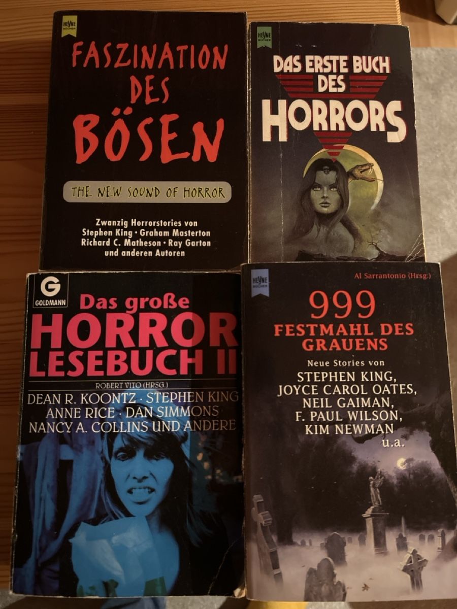 Libri: Vier Horror-Bücher mit Stephen King – Usato da Brunnen venduto da Liluzick