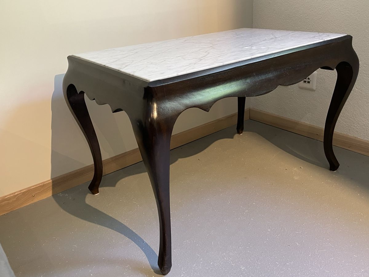 Tische: Table basse style restauration marbre de carrare – Gebraucht aus Lamboing von christopheO 2
