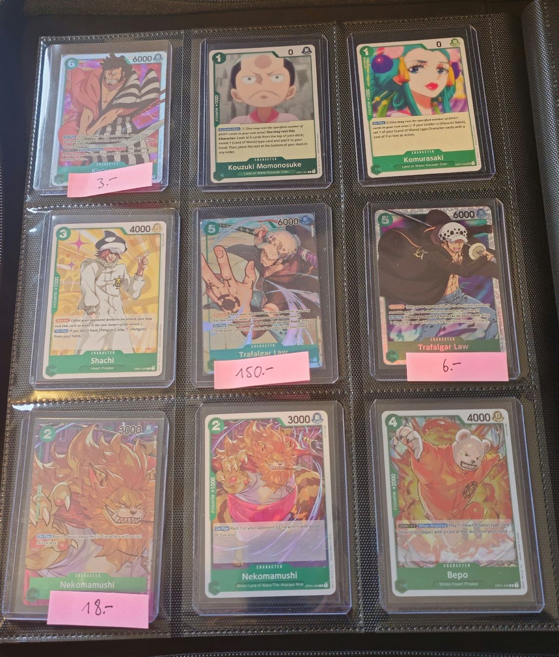 Bandai Carte collezionabili: One Piece OP01 Blue Bottom Pre Errata Karten – Usato da Thierachern venduto da YokaiStore 3