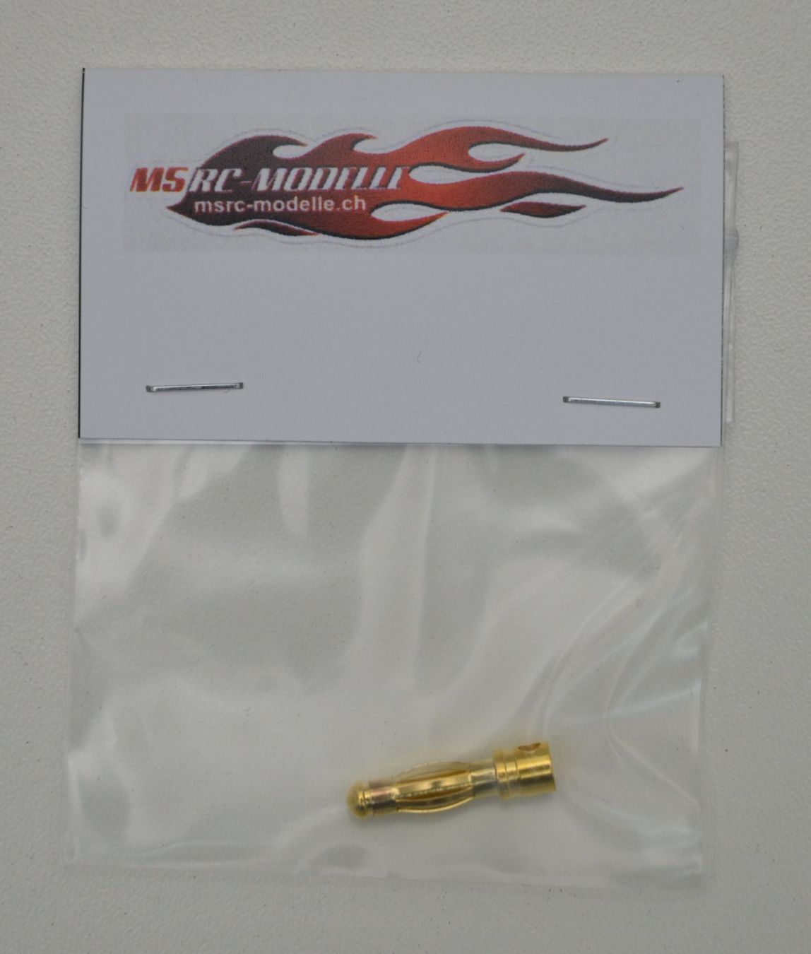 Modellismo RC: Goldstecker 4mm Stecker 1Stk. – Nuovo e nell'imballaggio originale da Rüti ZH venduto da MSRC_Modelle