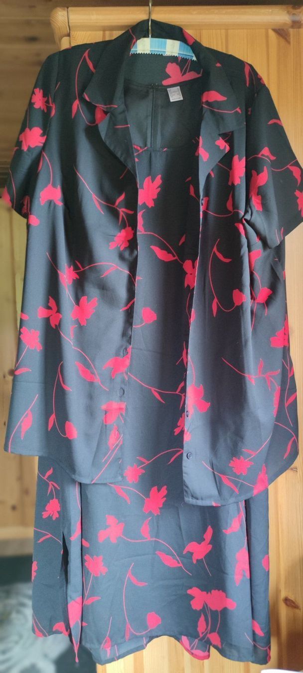 Vestiti: DAMEN Elegantes Kleid mit Bluse gr. 50 – Nuovo (secondo la descrizione) da Schweizersholz venduto da fuchs06