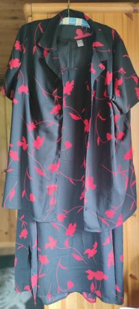 DAMEN Elegantes Kleid mit Bluse gr. 50