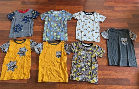 T-Shirt Set für Jungen, Grösse 134/140 (Unikate)