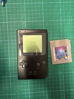 Nintendo Game Boy Pocket schwarz mit Spiel Tetris