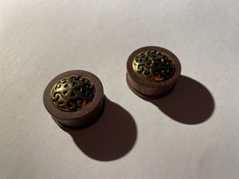 Holz Plugs Gold 26mm