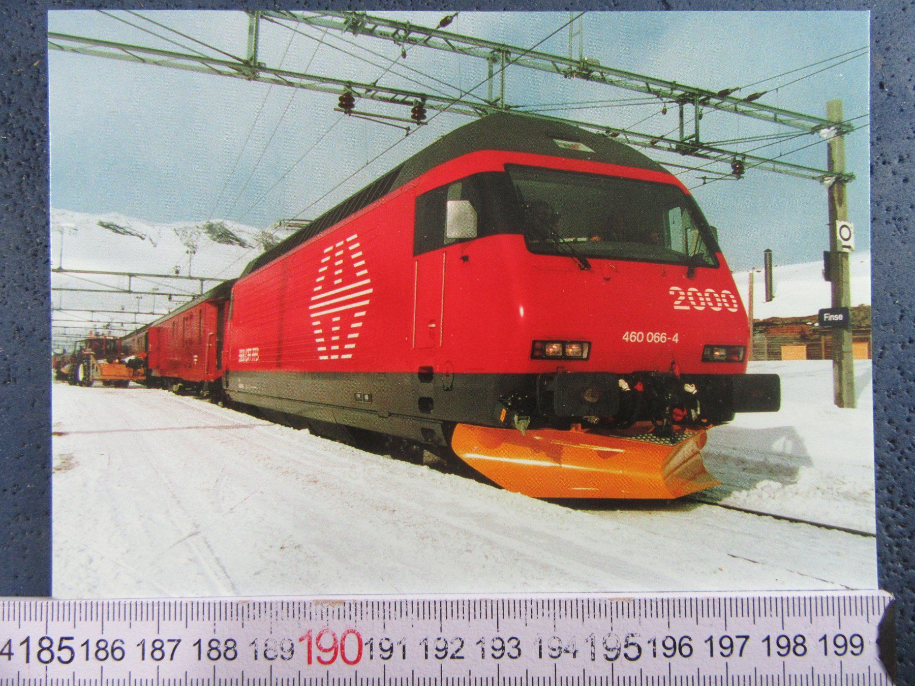 Cartoline postali: BAHN SCHWEIZ SBB Re460 " FINSE NORGE " AK – Usato da Ettingen venduto da Hausi4711