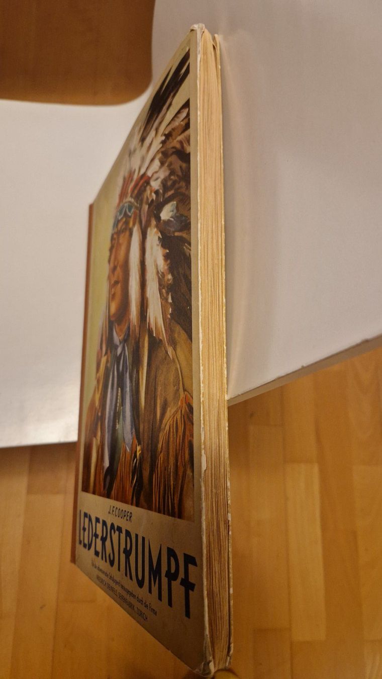 Album: J.F. Cooper Lederstrumpf Buch – Usato da Luzern venduto da kellmo 6