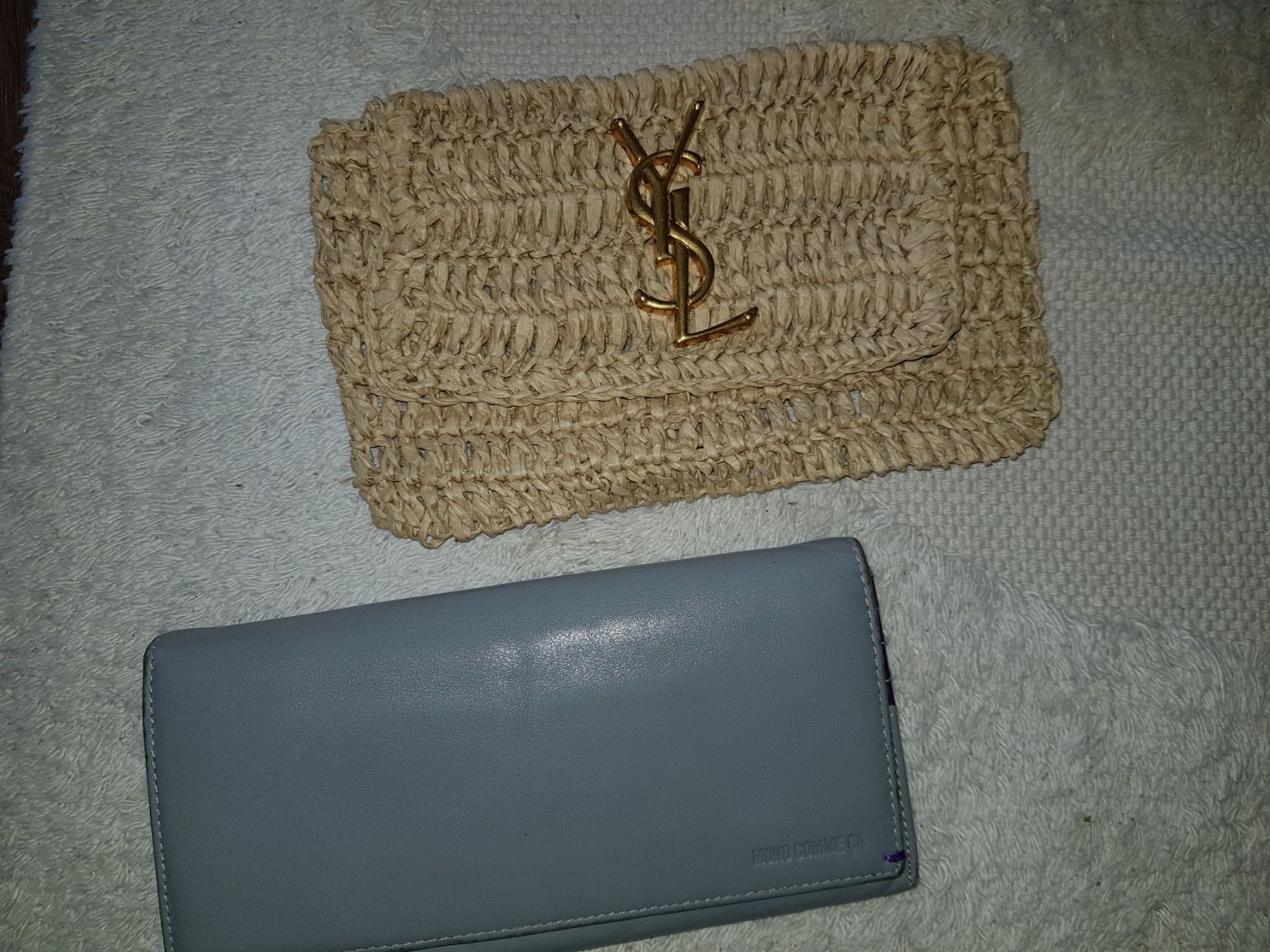 Portamonete: Raffia u.Leder Portmonaie, s – Usato da Wetzikon ZH venduto da med_2y76 7
