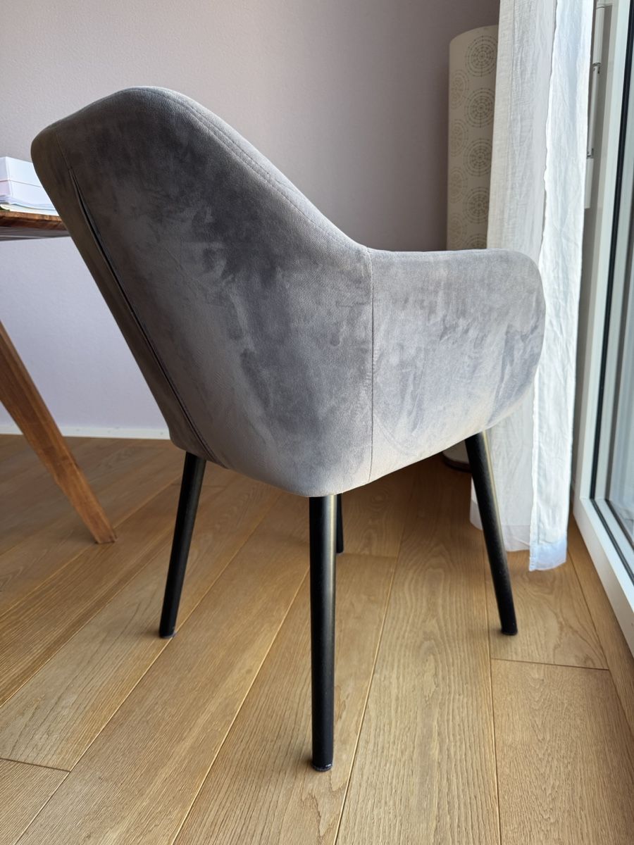 Stühle:  Stoffstühle grau – Gebraucht aus Hagendorn von hpw2207