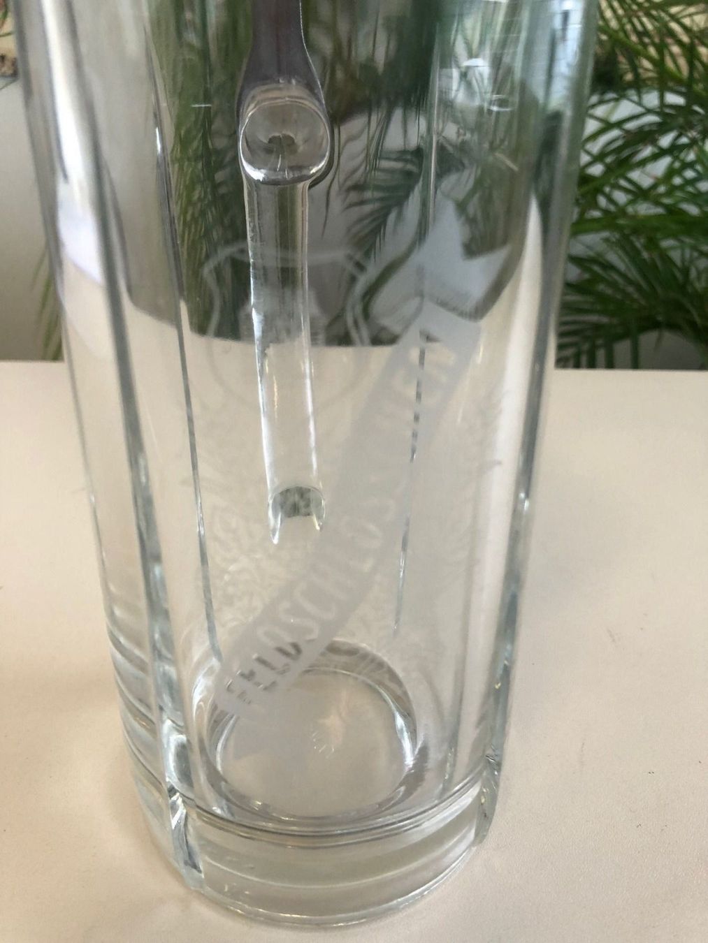 Bicchieri: Bierglas mit Zinndeckel ! Vintage ! – Usato da Brügg BE venduto da better14 2