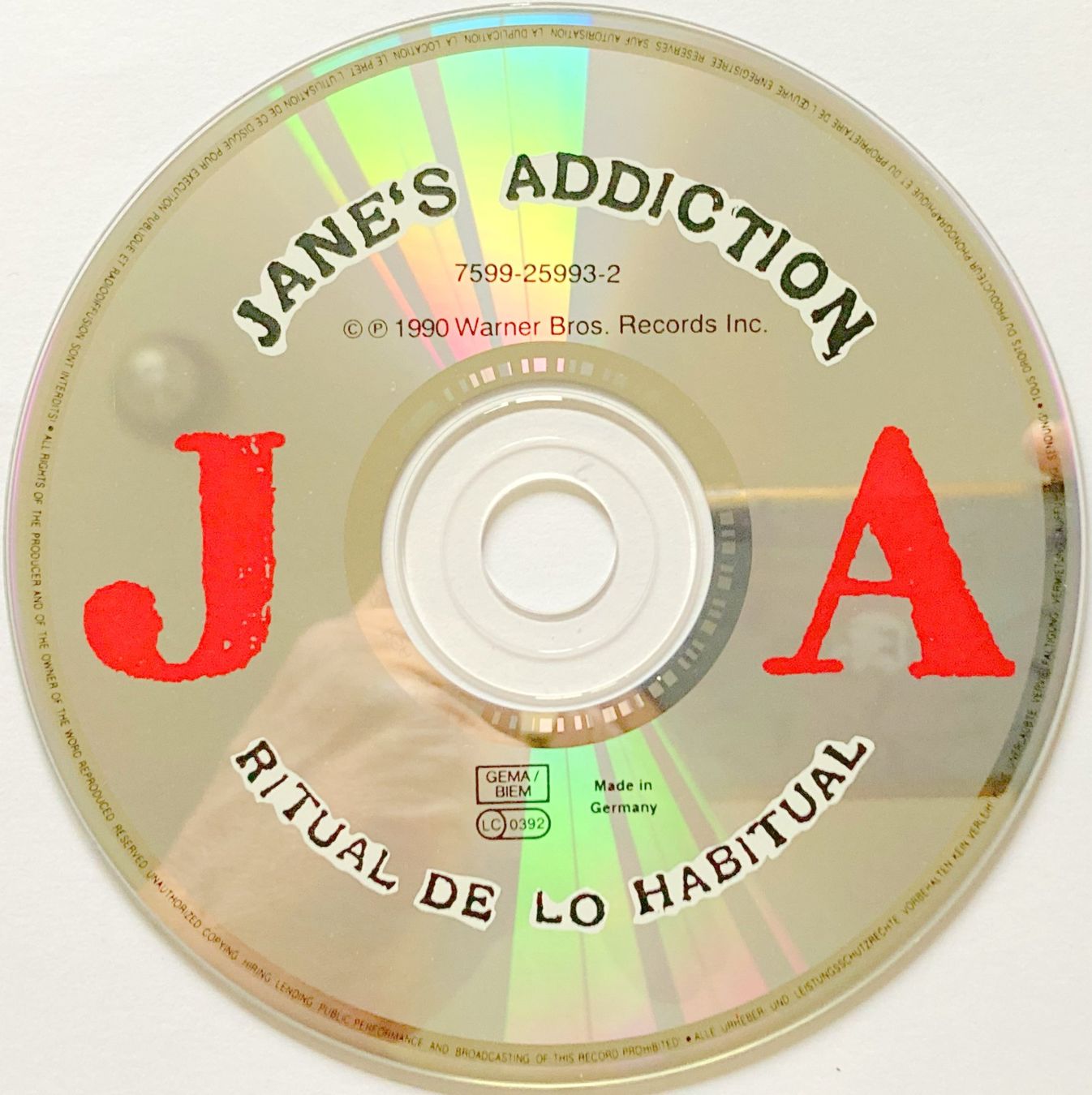 CDs: JANE'S ADDICTION - RITUAL DE LO HABITUAL – Gebraucht aus Bottens von hotter-than-hell 2
