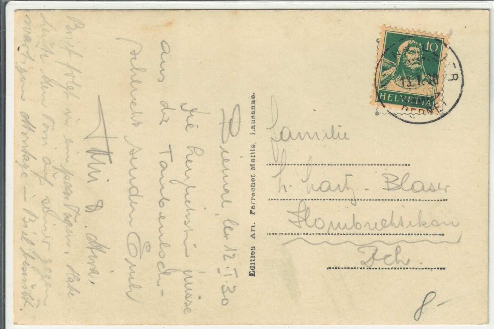 Cartoline postali: Biel/Bienne - Taubenloch – Usato da Ettingen venduto da Kartenplanet 1