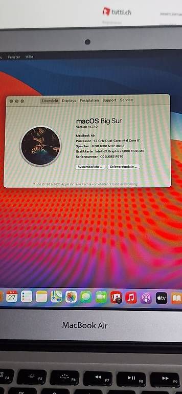 Apple Notebook: Macbook Air 500 GB SSD – Usato da Heitenried venduto da Dengel1 1