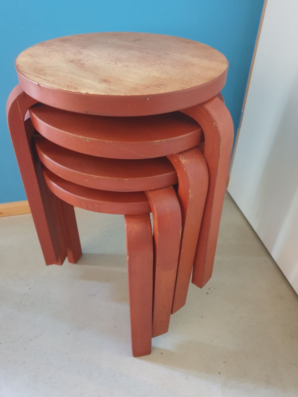 Aalto Sgabelli: Sehr alte Alvar Aalto Hocker – Usato da rebstein venduto da spacy73