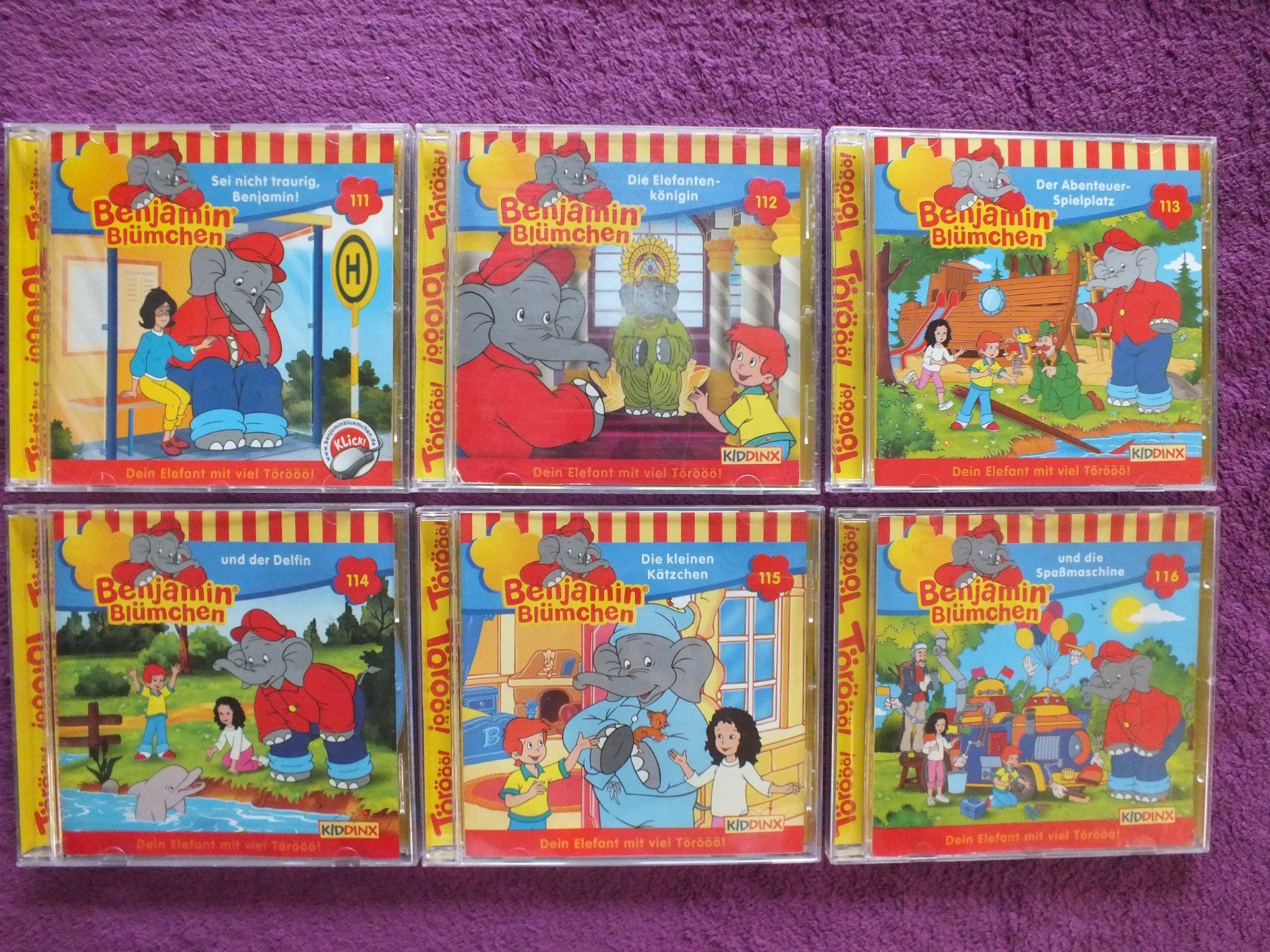 CD: 6 - Benjamin Blümchen - Hörspiel - CD´s – Usato da Müllheim Dorf venduto da Seeeule01