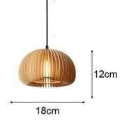 Suspension  plafonnier rotin osier Lustre tricoté à la main