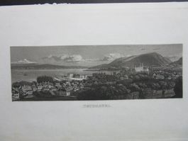NEUENBURG AQUATINTA   AQUATINTA BLATTGRÖSSE CA. 29X15CM