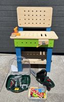 Hape Kinder-Werkbank mit viel Zubehör