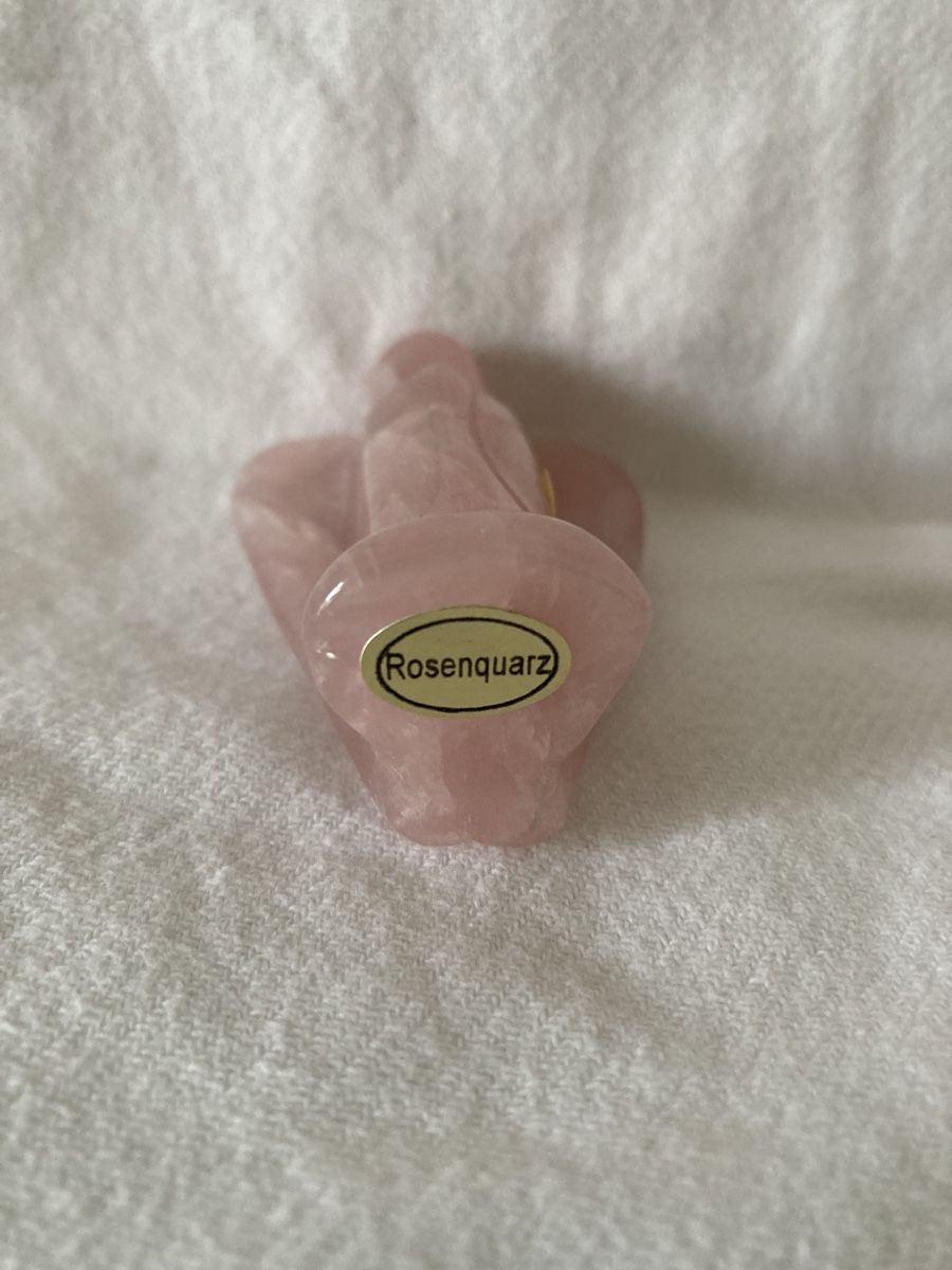 Statuette: Rosenquarz Engel, Geschenkidee mit Box – Nuovo e nell'imballaggio originale da Sornard - Nendaz venduto da Mapere 2