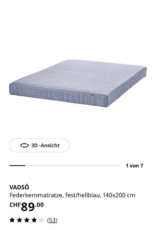 Ikea Letti: Bett 140 x 200 einfach Ikea – Usato da Dicken venduto da Minalinda13 2