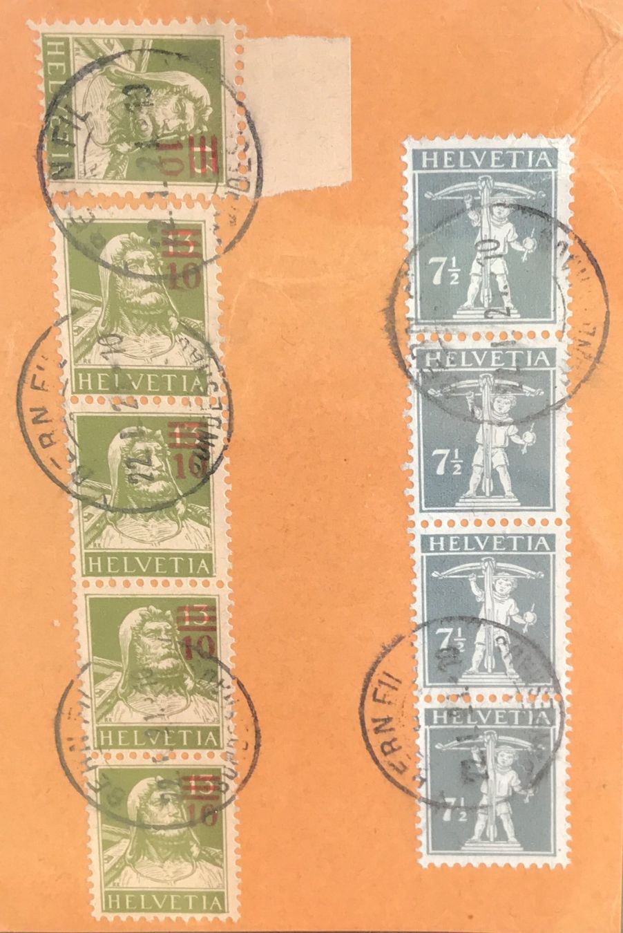 Alle Briefmarken: LOT WILHELM TELL & SOHN – Gebraucht aus Ostermundigen von Kari1937