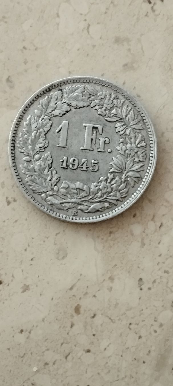 Alle Münzen: 1 Franken Silber 1945 – Gebraucht aus Oberdorf SO von and_jxk2