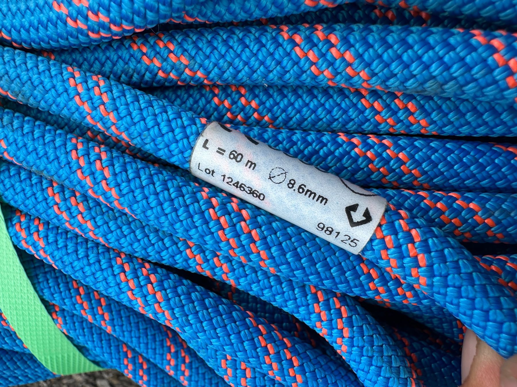 Attrezzatura da arrampicata: Simond Kletterseil / Seil 8.6mm x 60m – Nuovo (secondo la descrizione) da Zürich venduto da frauflufelberg 3