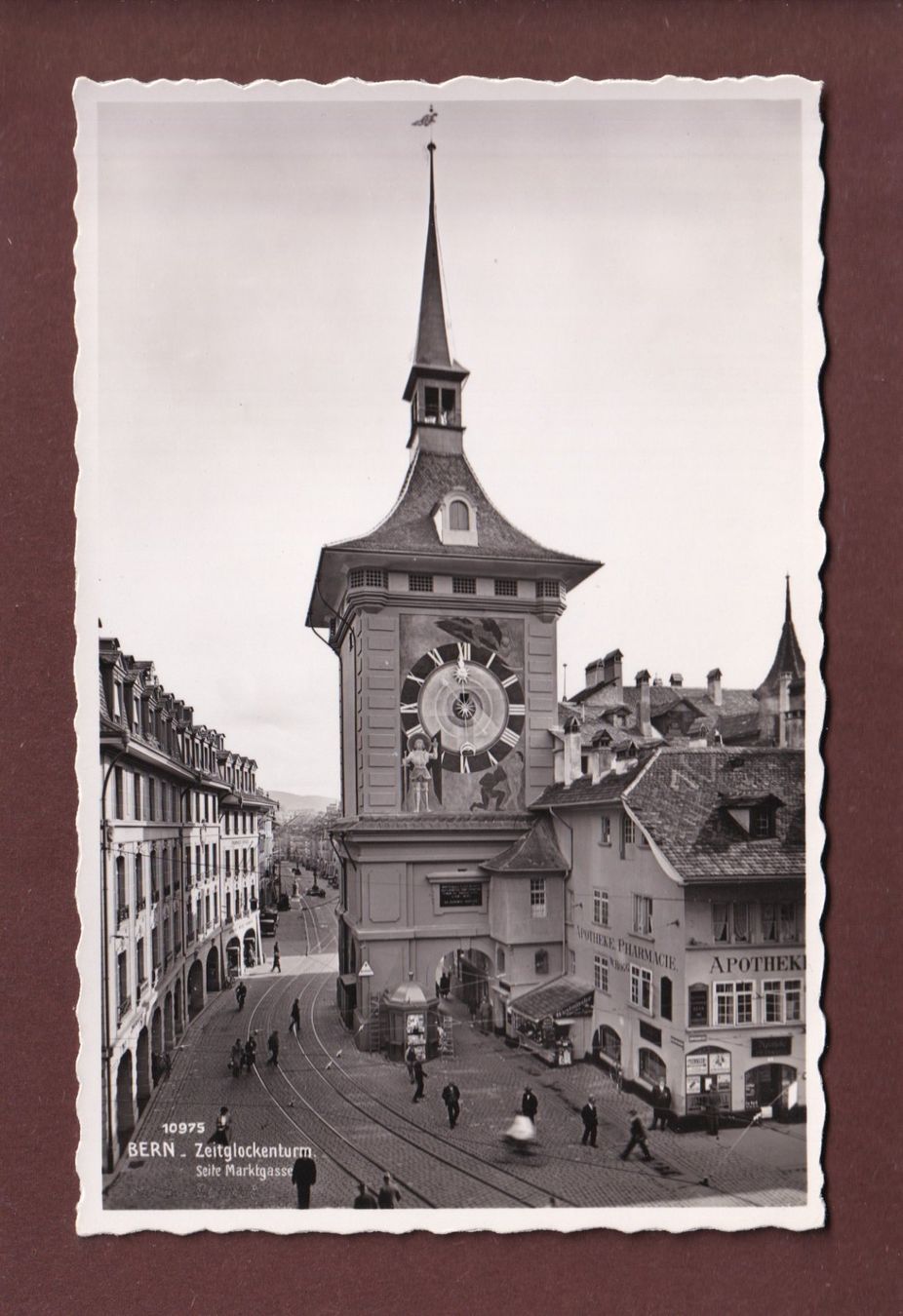 Cartoline postali: BERN - Zeitglockenturm seite Marktgasse – Usato da Pully venduto da nicecards