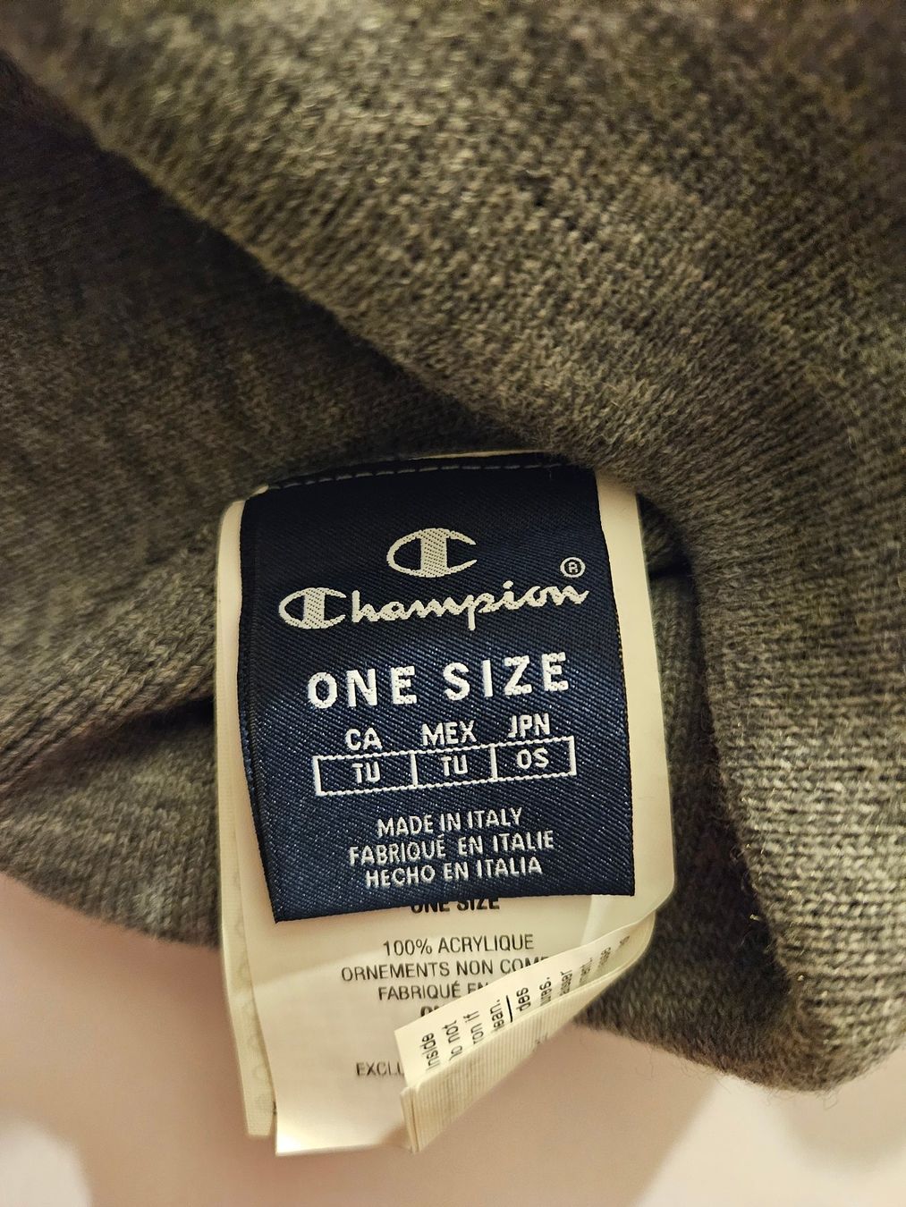 Champion Copricapi, berretti & cappellini: Kappe Champion Beanie Grau – Nuovo e nell'imballaggio originale da Zäziwil venduto da Lesny3 1