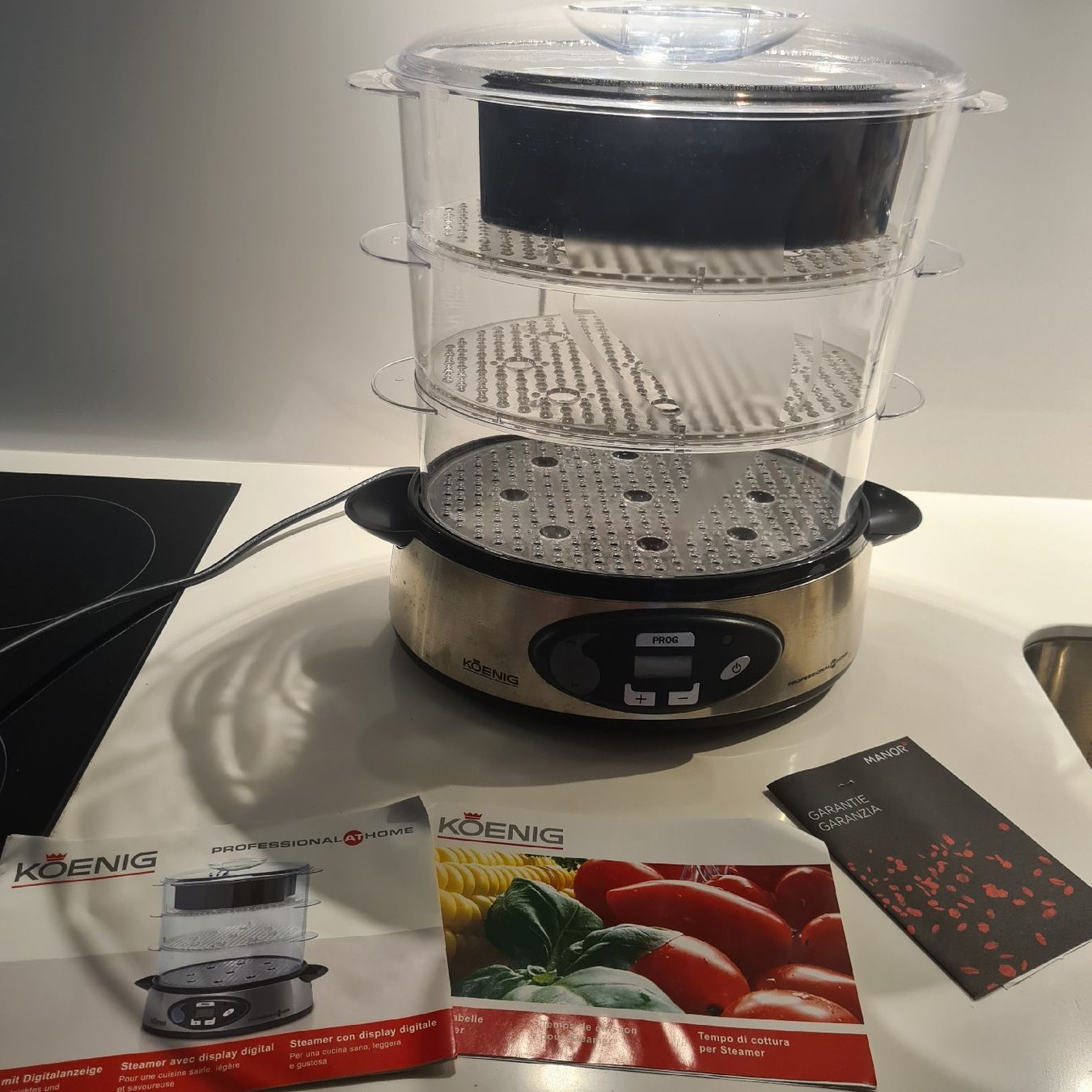 Appareils de cuisine: König Steamer mit Digitalanzeige – D'occasion à Steinen par turbogeiss99 5