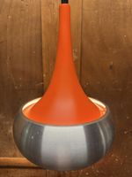 Hängelampe 70er orange vintage