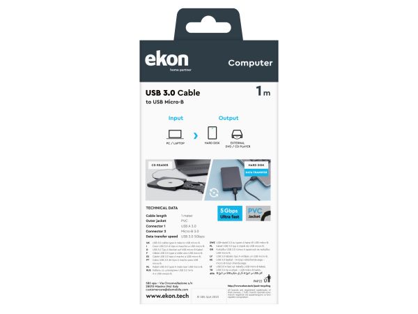 Cavi: USB 3.0 Typ A Stecker - Micro USB Typ B Stecker Kabel – Nuovo (secondo la descrizione) da Regensdorf venduto da DiniChance 2
