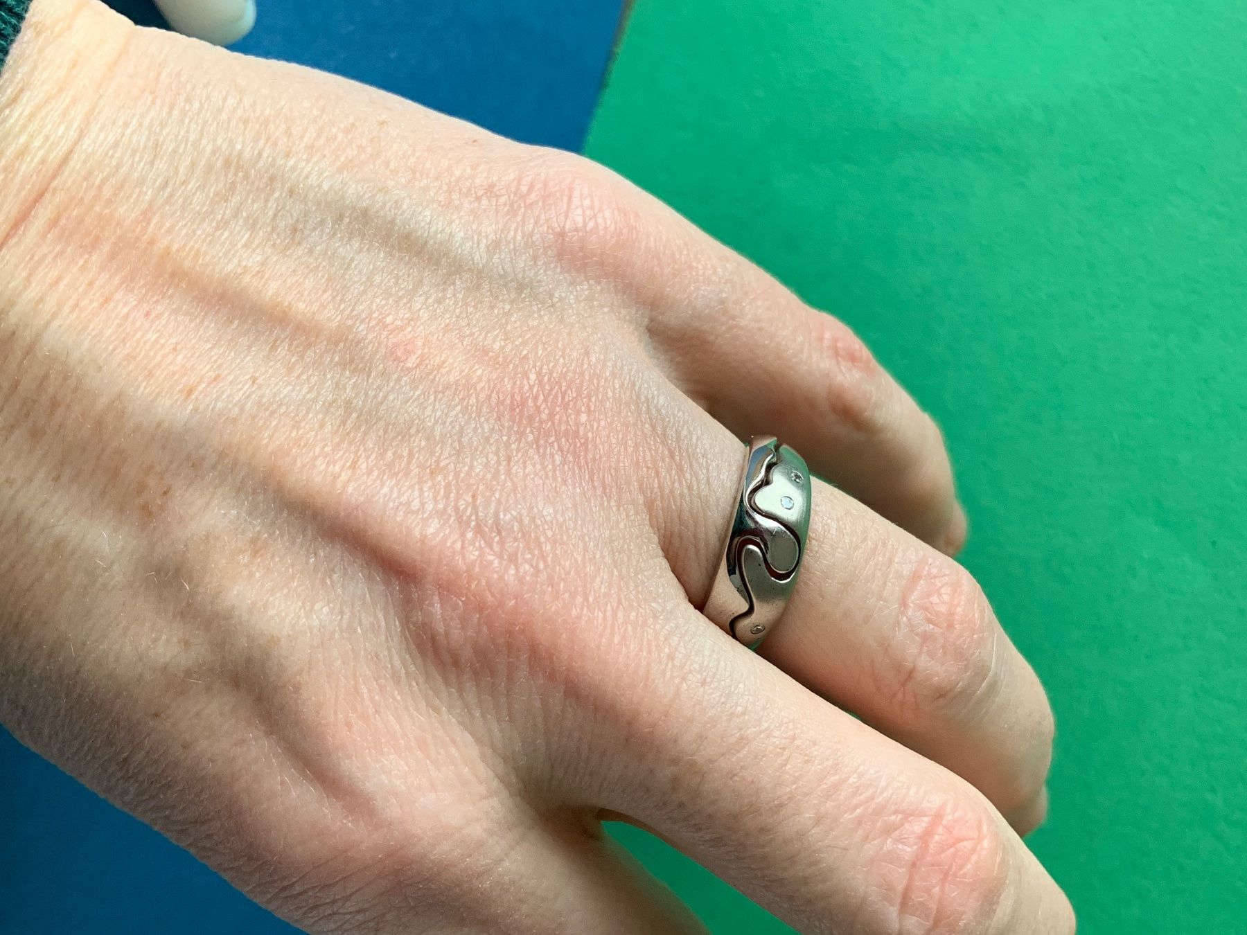Anelli: Silber (54)Ring Silber 2PIECES – Usato da Dittingen venduto da Bijoubelle 1