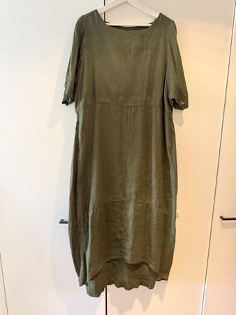 Long 100% Linen Dress 
