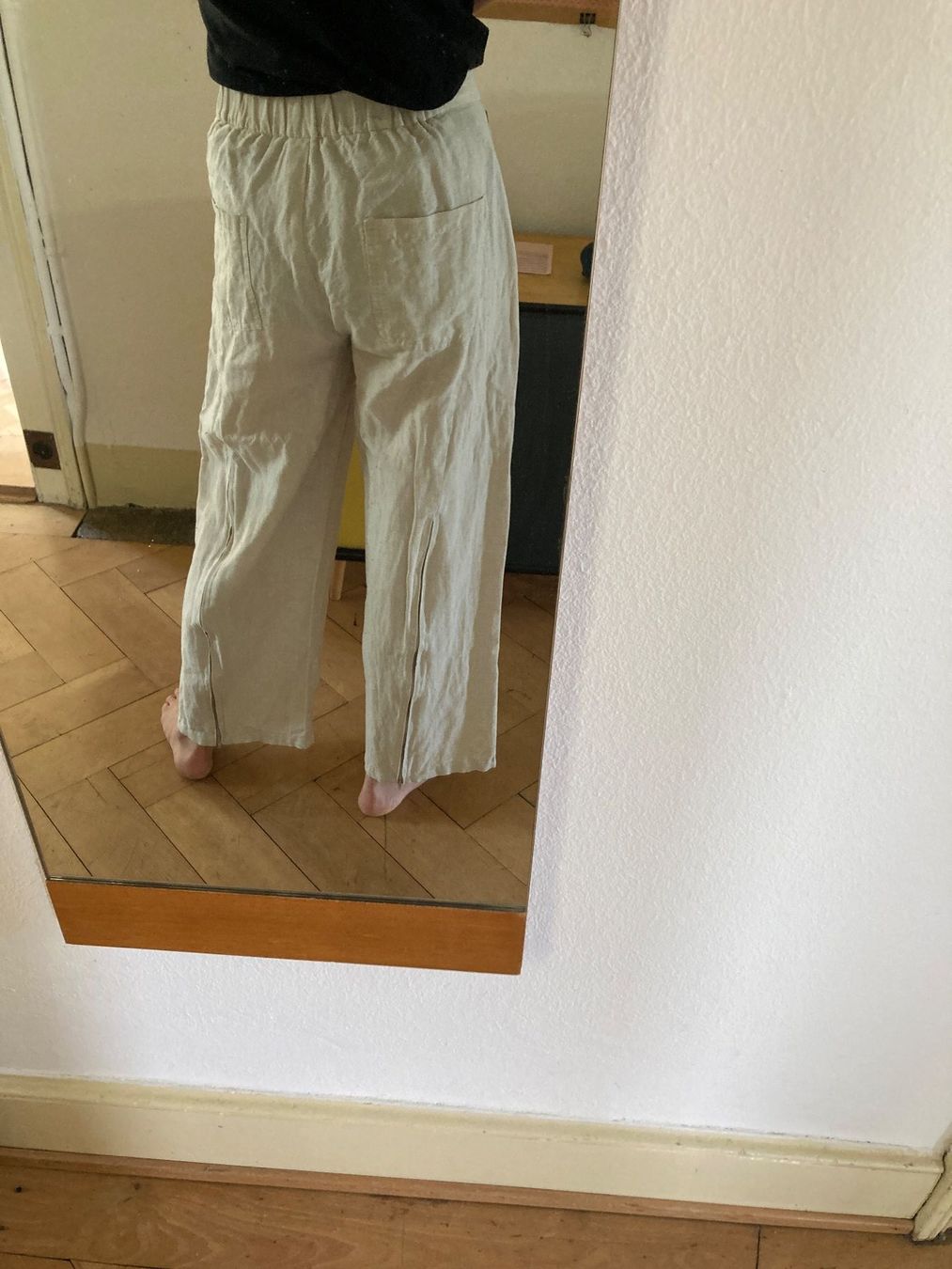 Hosen: BERENIK / Leinenhose / Marlenehose / Culotte / beige / M – Gebraucht aus Winterthur von kuhnanto 2