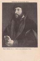 Kunst-AK, Hans Holbein d.J., Bildnis eines unbekannten Herrn
